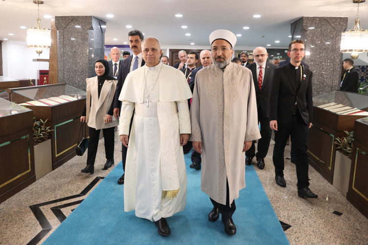 Vatikan Devlet Başkanı Papa 14. Leo Diyanet İşleri Başkanı Arpaguş'u ziyaret etti